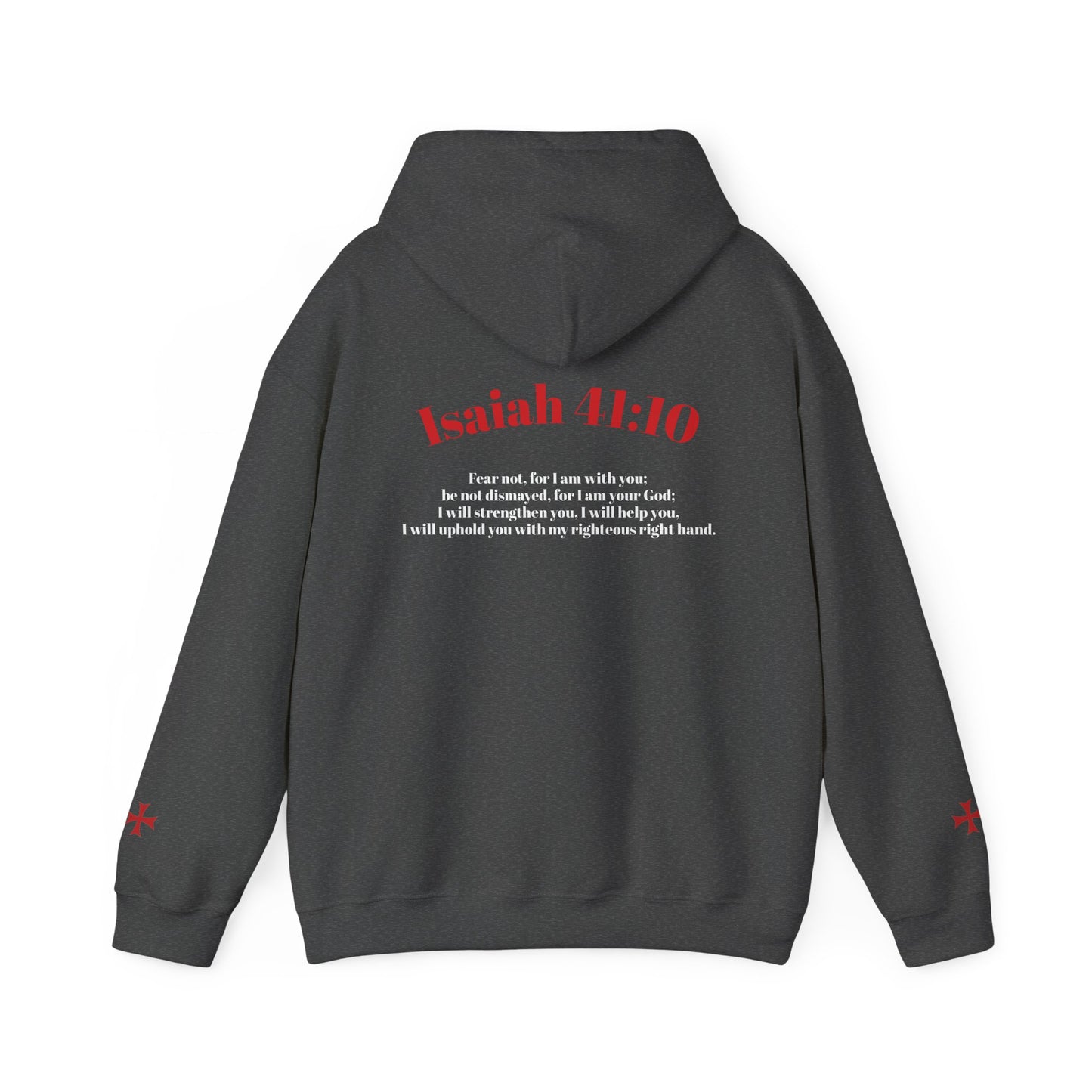 Biblical Isaiah 41:10 Hoodie — Faith Quote Christian Pullover