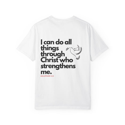 Philippians 4:13 T-Shirt — "I Can Do All Things Through Christ" Christian Tee