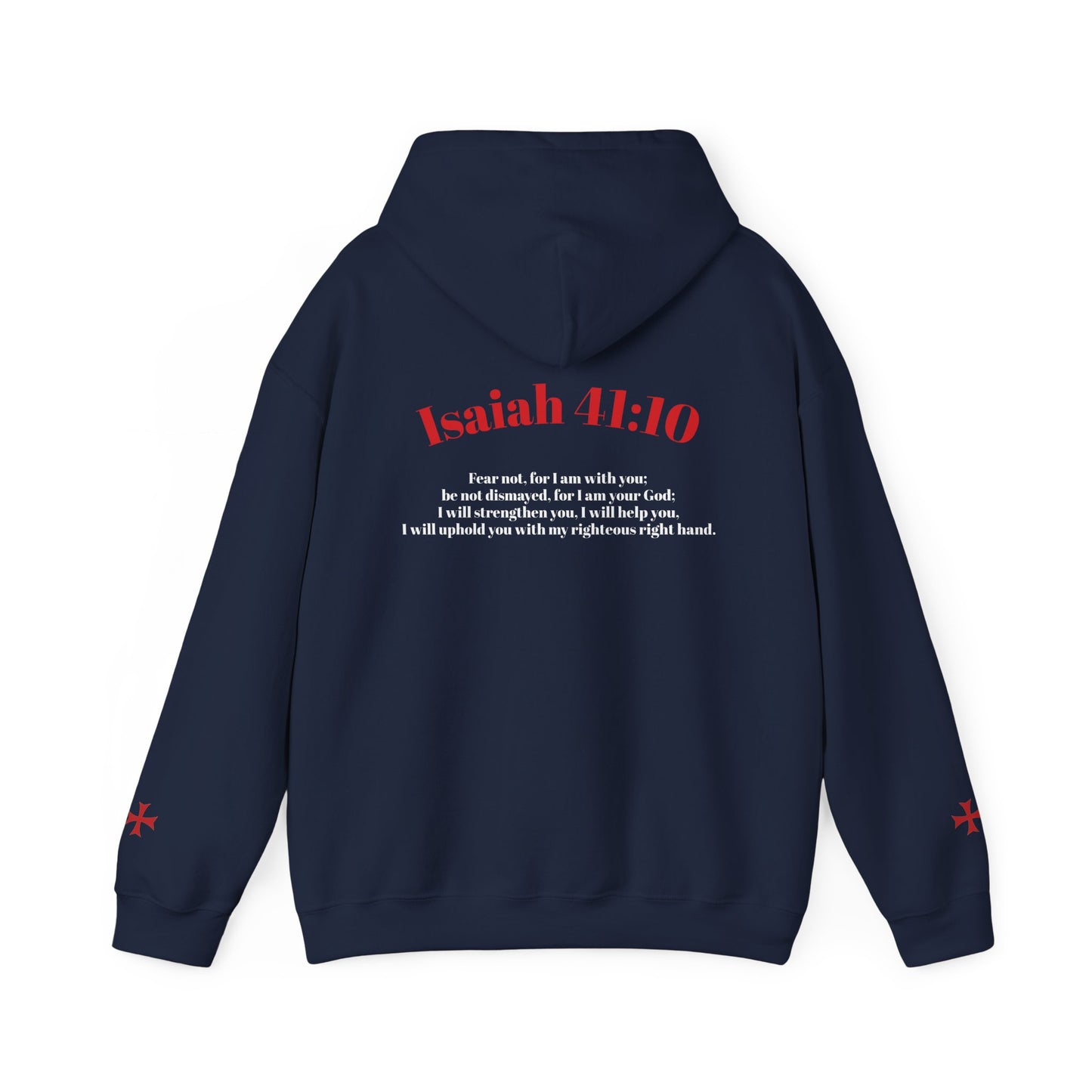 Biblical Isaiah 41:10 Hoodie — Faith Quote Christian Pullover