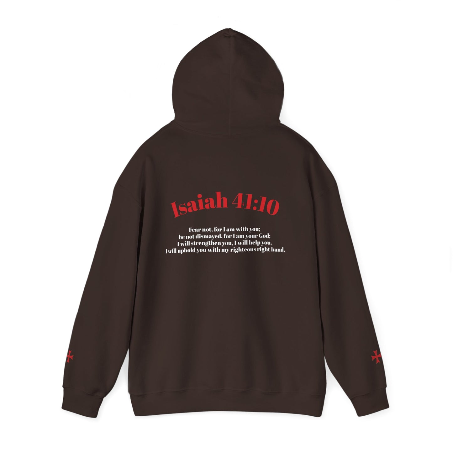 Biblical Isaiah 41:10 Hoodie — Faith Quote Christian Pullover