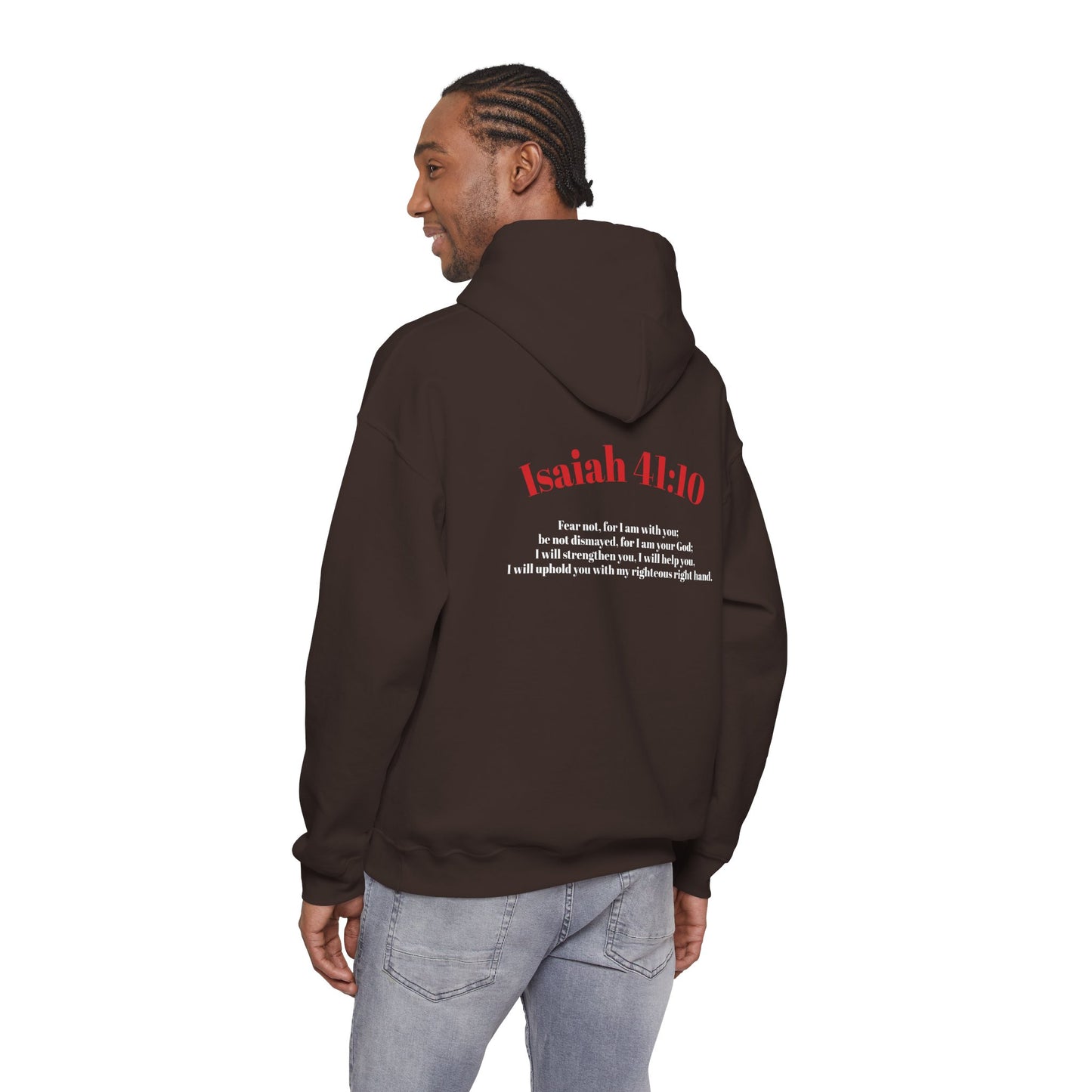 Biblical Isaiah 41:10 Hoodie — Faith Quote Christian Pullover