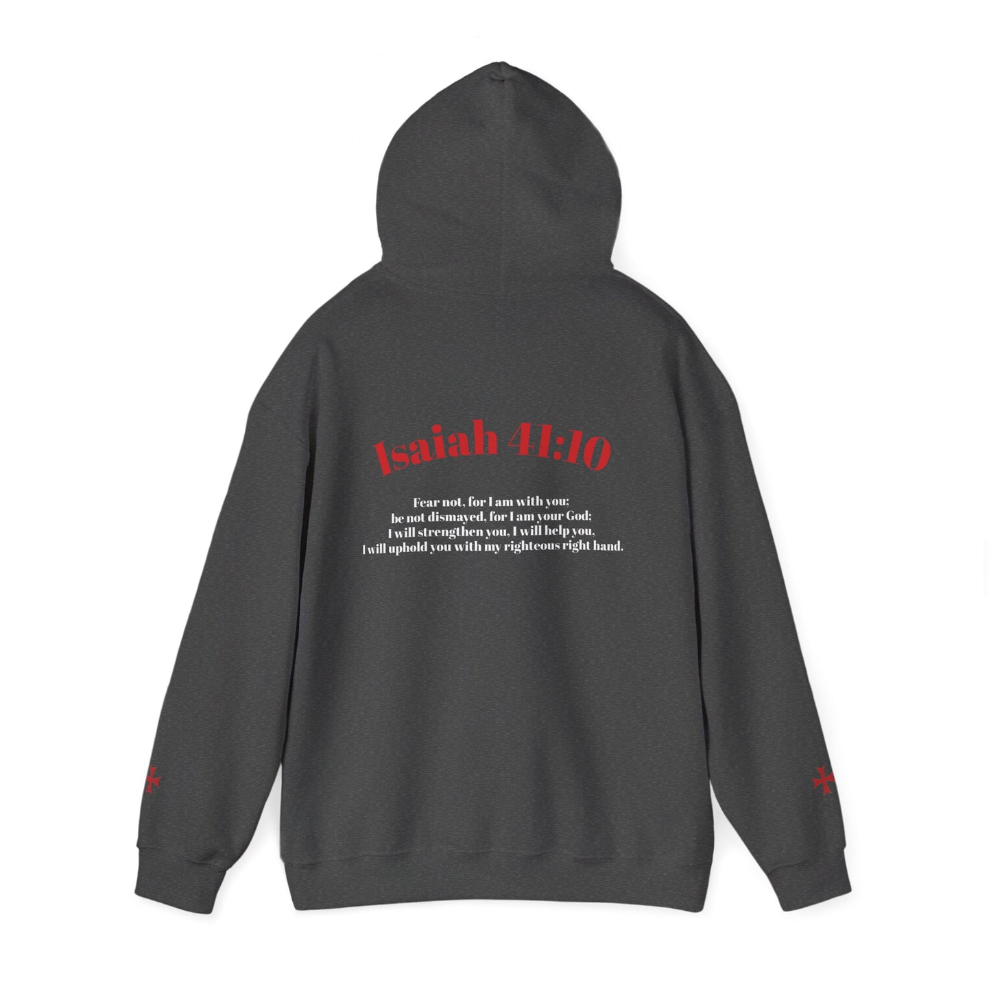 Biblical Isaiah 41:10 Hoodie — Faith Quote Christian Pullover