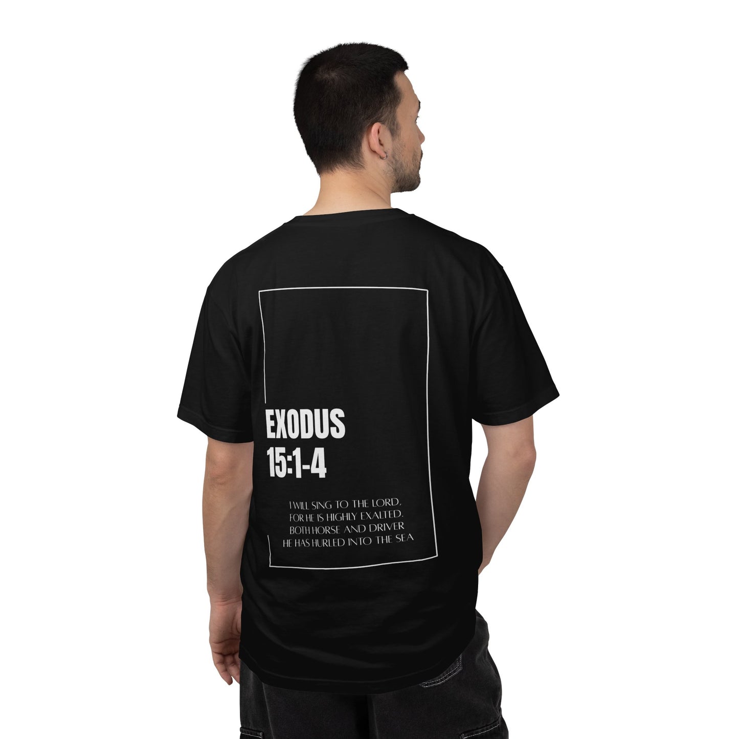 Exodus 15:1-4 Faith T-Shirt — Christian Scripture Verse Tee