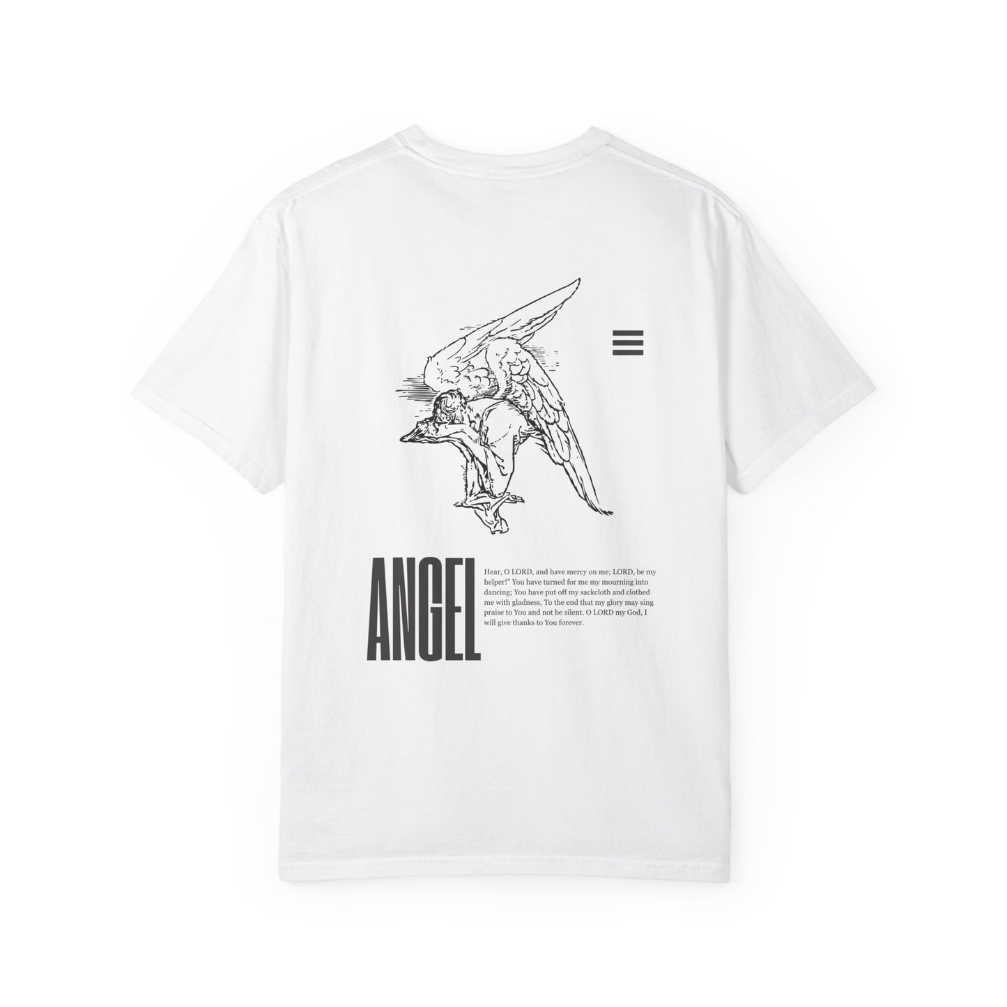 Angel Graphic T-Shirt — Vintage Winged Angel Print