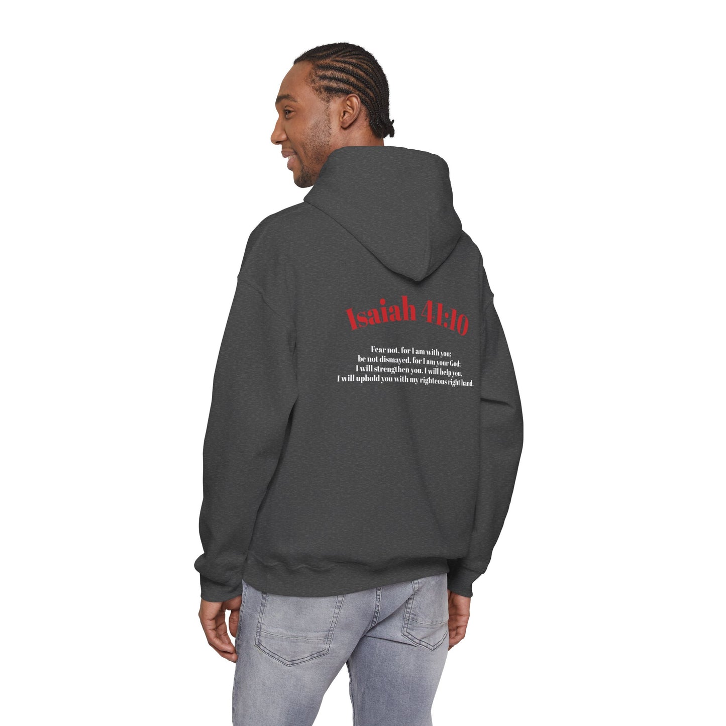 Biblical Isaiah 41:10 Hoodie — Faith Quote Christian Pullover