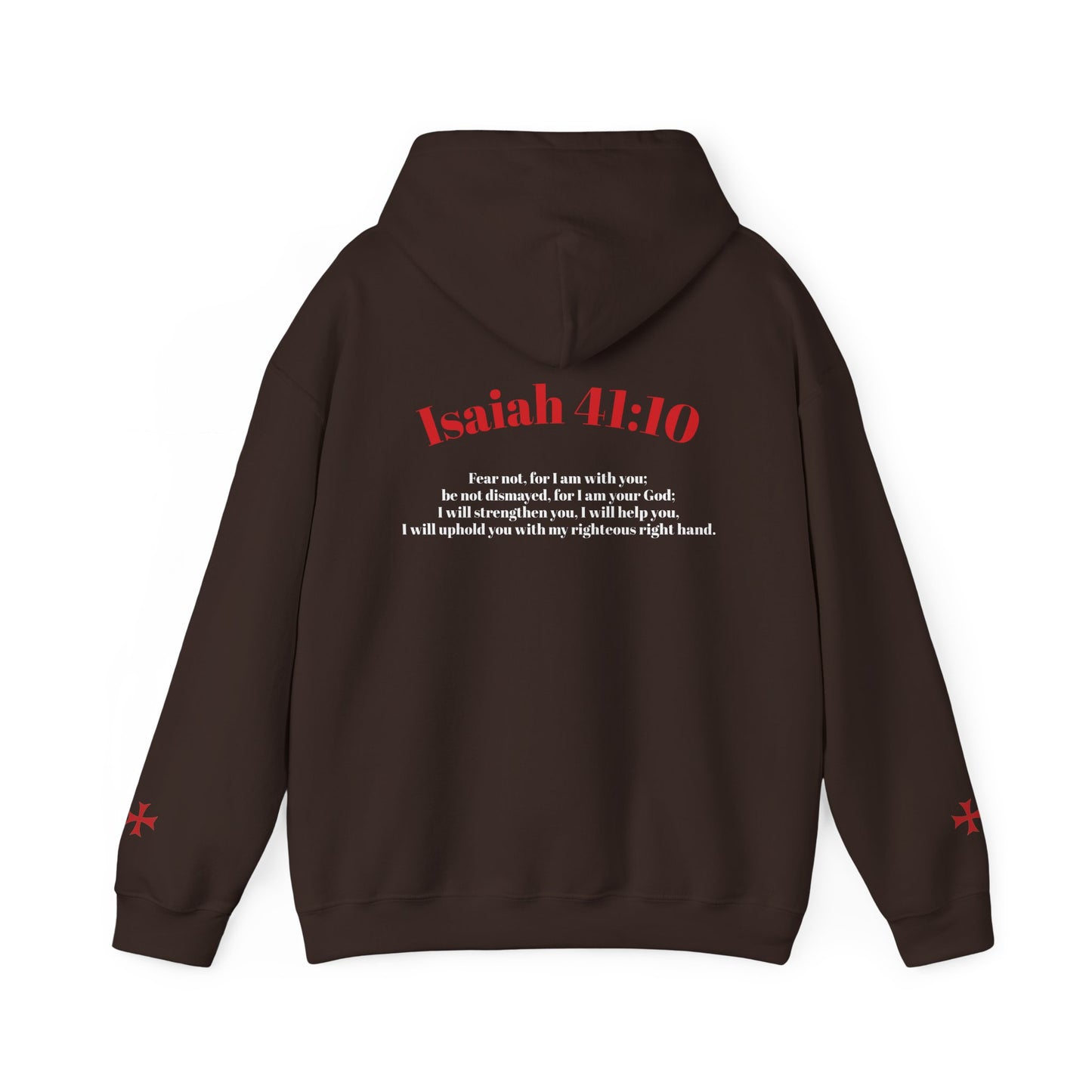 Biblical Isaiah 41:10 Hoodie — Faith Quote Christian Pullover