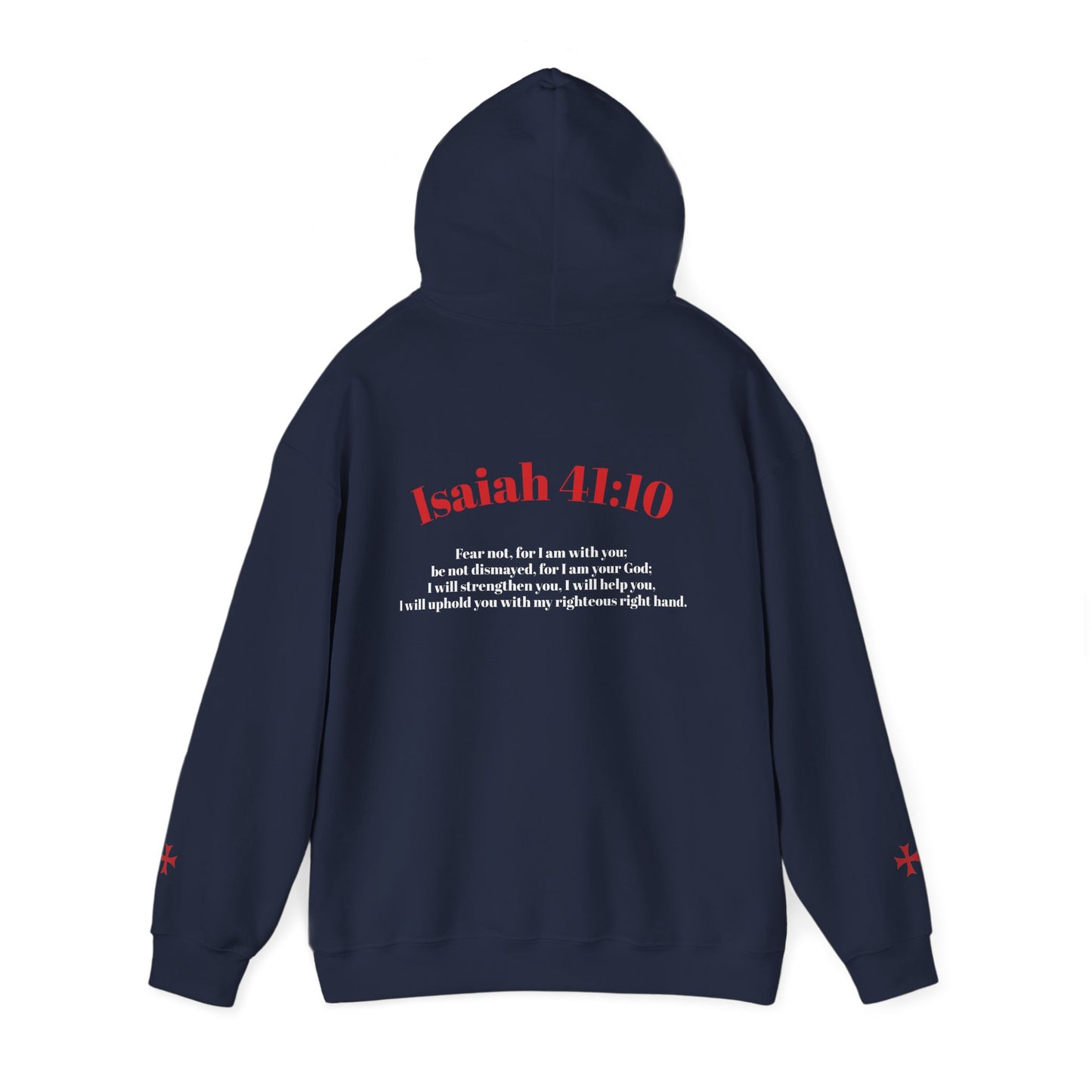 Biblical Isaiah 41:10 Hoodie — Faith Quote Christian Pullover