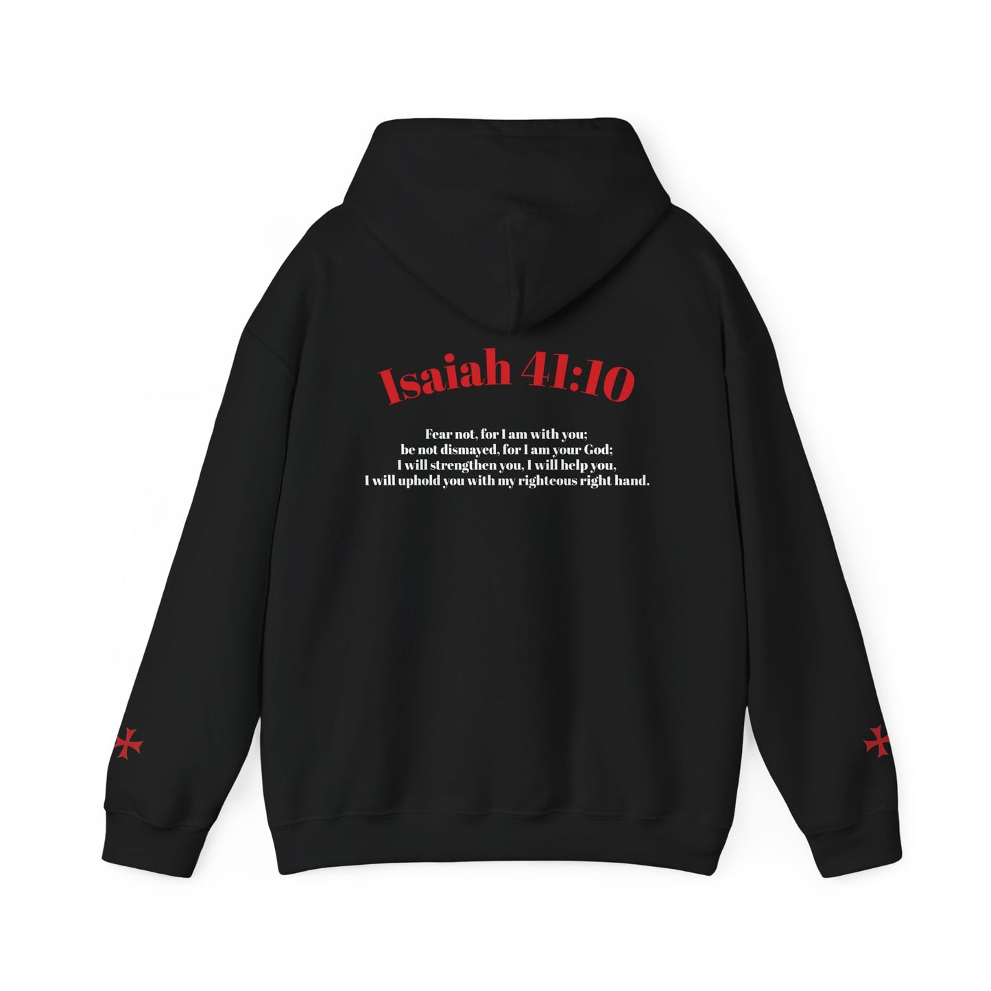 Biblical Isaiah 41:10 Hoodie — Faith Quote Christian Pullover