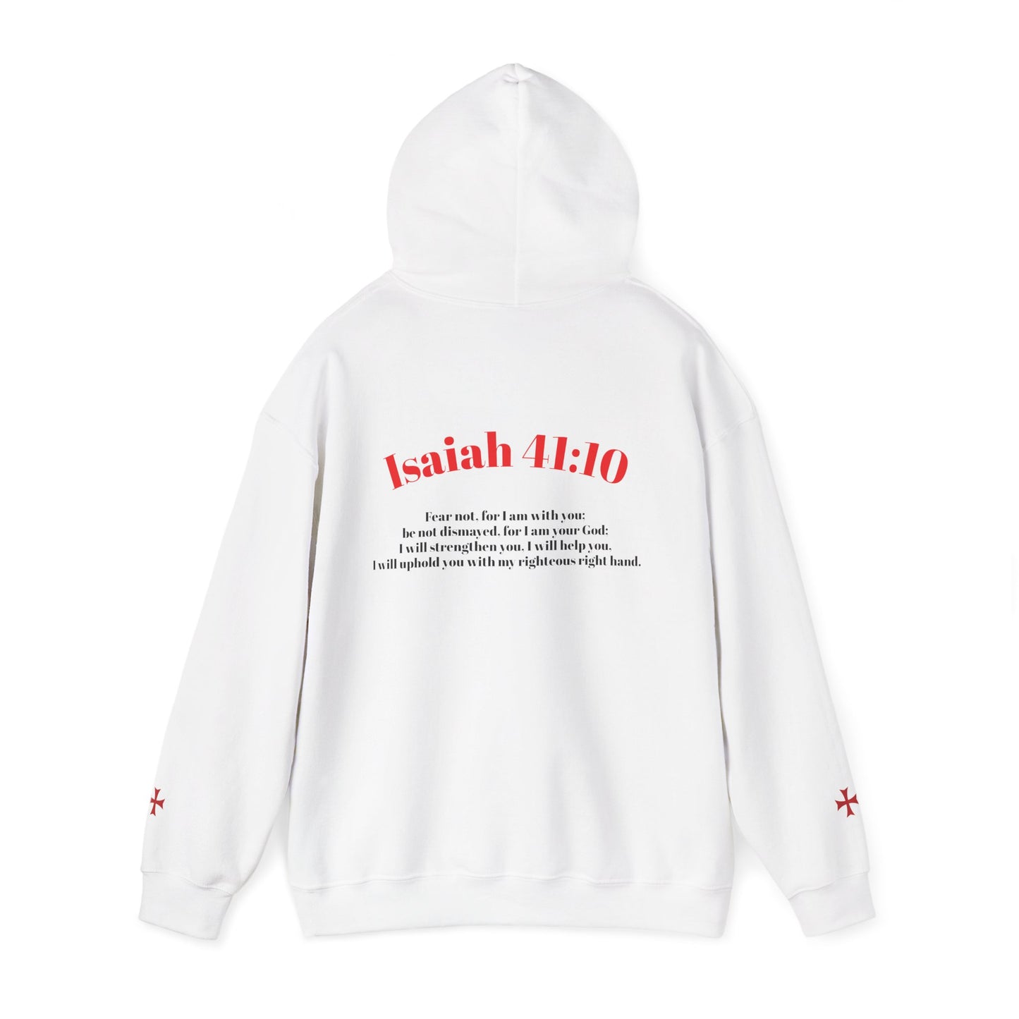 Biblical Isaiah 41:10 Hoodie — Faith Quote Christian Pullover
