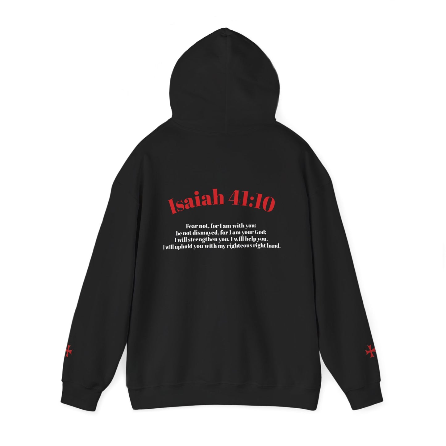 Biblical Isaiah 41:10 Hoodie — Faith Quote Christian Pullover