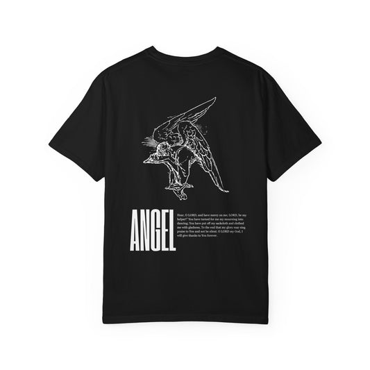 Angel Graphic T-Shirt — Vintage Winged Angel Print